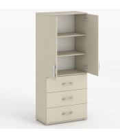 Regał Szafa POLA 189 3S3P2D - 3 szuflady, rozne szerokości i kolory